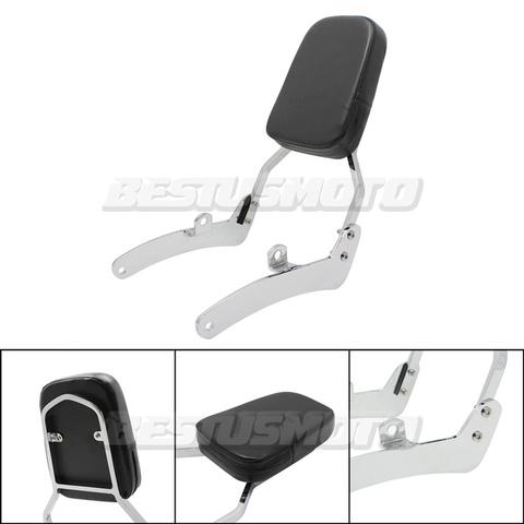 Motorcycle Accessories Chrome Passenger Backrest Sissy Bar For Yamaha Virago 400 XV400 ► Photo 1/6