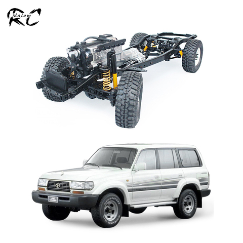 RCRUN 1:10 Scale Land Cruiser LC80 Chassis Adjustable Wheelbase Builders Kit for 1/10 RC Crawler Off-Road Remote Control Truck ► Photo 1/6