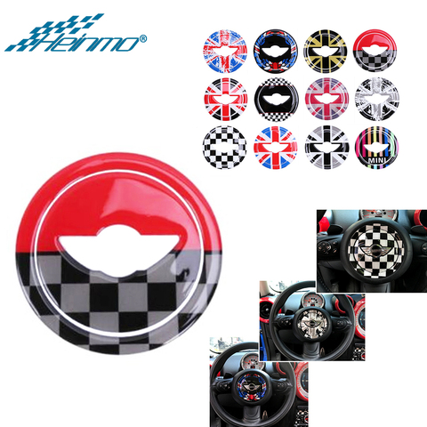 For MNI R60 Countryman Car Steering Wheel Center Housing Sticker for MINI Clubman R55 for MINI Cooper R56 R57 R58 R59 R61 Parts ► Photo 1/6