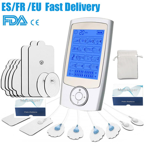 TENS Body Massager Digital Acupuncture EMS Therapy Device Electric Pulse Machine Muscle Stimulator Pain Relief Physiotherapy ► Photo 1/6