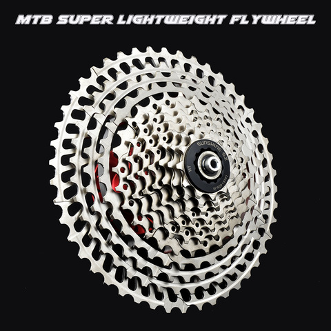 MTB 10s 11s 12s SLR2 Cassette Ultralight 10 11 12 Speed 42/46/50T CNC Freewheel Mountain Bike HG System K7 Wide Ratio Sprocket ► Photo 1/6