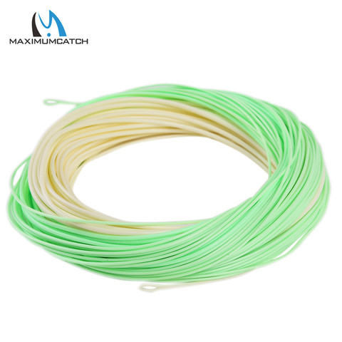 Maximumcatch Fly Fishing Switch Line 4/5/6/7/8wt 100ft double color Fly fishing line Weight Forward FLOATING Fly line ► Photo 1/6