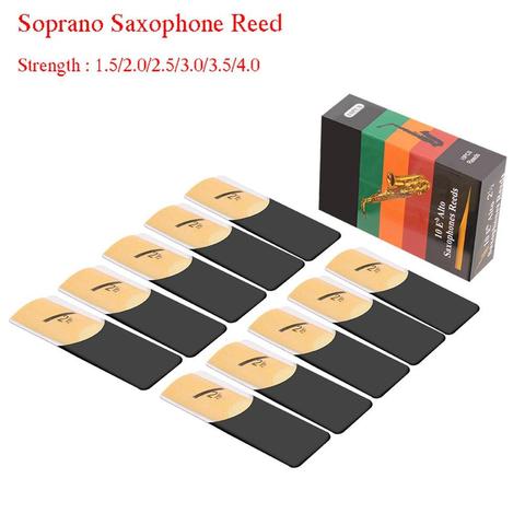 10pcs Alto Saxophone Reeds Strength 1.5 2.0 2.5 3.0 3.5 4.0 Eb Tone Sax Instrument Reed ► Photo 1/6
