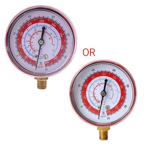 Air Conditioner R410A R134A R22 Refrigerant High Pressure Gauge PSI KPA Red  828 Promotion ► Photo 1/6