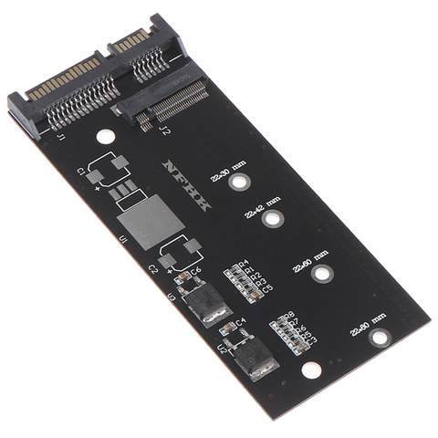 1pc M.2 NVME SSD Convert Adapter Card NVME/AHCI SSD Upgraded Kit for SATA revision I/II/III (1.5/3.0/6.0 Gbps) ► Photo 1/6