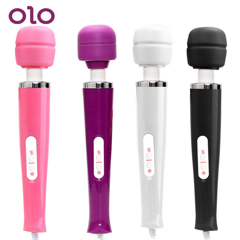 OLO Powerful Big Magic Wand Vibrator Clit Stimulator Massager AV Wand Vibrators Vibrating Dildo 8 Speeds Sex Toys for Women ► Photo 1/6