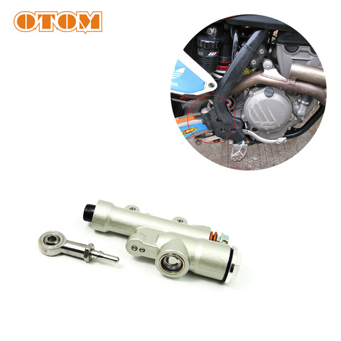 OTOM Motorcycle Rear Brake Master Cylinder Aluminum Rear Brake Device Front Pump Repair Parts For KTM XCF SXF HUSQVARNA FC FX FE ► Photo 1/6