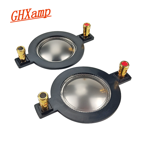GHXAMP 2PCS 44.4mm TREBLE voice coil Speaker repair accessories Titanium Film Tweeter Voice Diaphragm DIY ► Photo 1/6