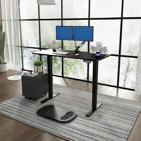 Electric Height Adjustable Standing Two-Stage Desk Electric Desk Steel Frame Electric Motor Lift Desk w/ Memory Smart Keyboard ► Photo 1/6