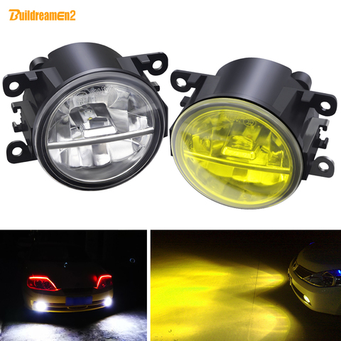 LED Fog Light For Mitsubishi L200 Triton Outlander Pajero Colt Galant RVR Endeavor Eclipse Car Front Bumper Fog Lamp 12V ► Photo 1/6