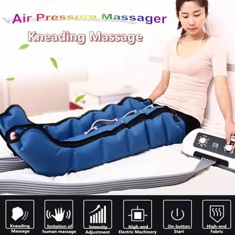 Pressotherapy Air Compression Leg Foot Massager Vibration Infrared Therapy Arm Waist Pneumatic Air wave pressure machine ► Photo 1/6