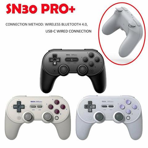 SN30 pro plus Official 8BitDo SN30 PRO+ Bluetooth Gamepad Controller with Joystick for Windows Android macOS Nintendo Switch ► Photo 1/6