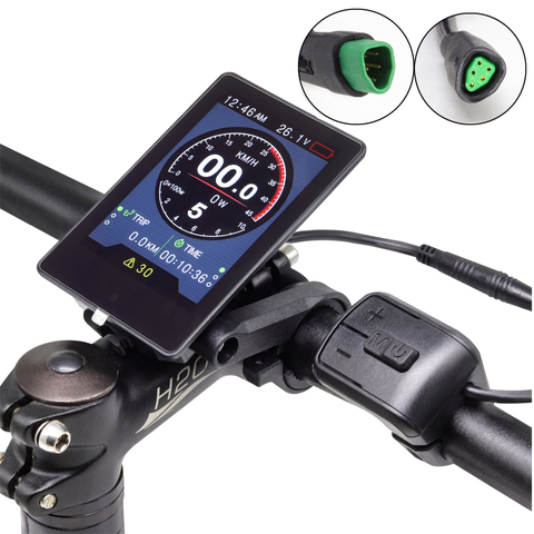 Canbus 860C Ebike Display for New Bafang Mid Motor M400 M600 with Triangle Connector Male Waterproof Electric Bike Display ► Photo 1/6