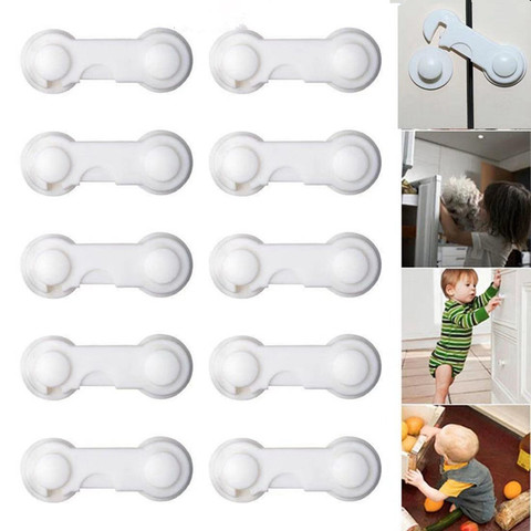 5Pcs Drawer Cabinet Cupboard Baby Safety Locks Kids Plastic  Infant  Protection ► Photo 1/6