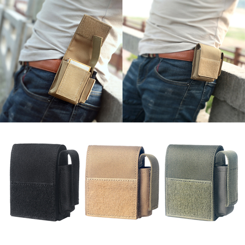 1000D Nylon Cigarette Pouch Battery Lighter Storage Bag Waist Pack Outdoor Tactical Waist Bag Phone Carrying Case ► Photo 1/6