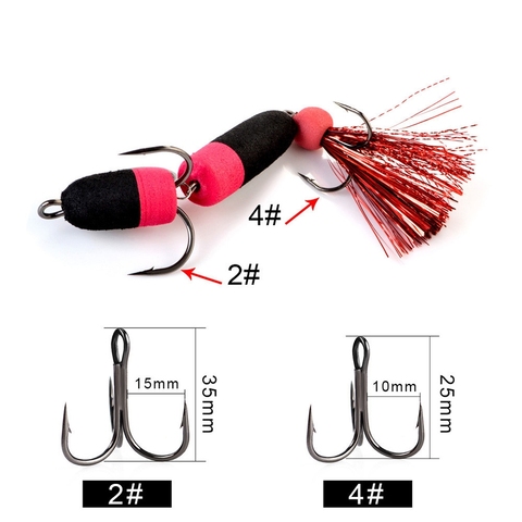 1PCS Hot Sale Mandula Fishing Lure Soft Lures Foam Bait Swimbait Wobbler Bass Pike Lure Insect Artificial Baits Pesca Topwater ► Photo 1/6