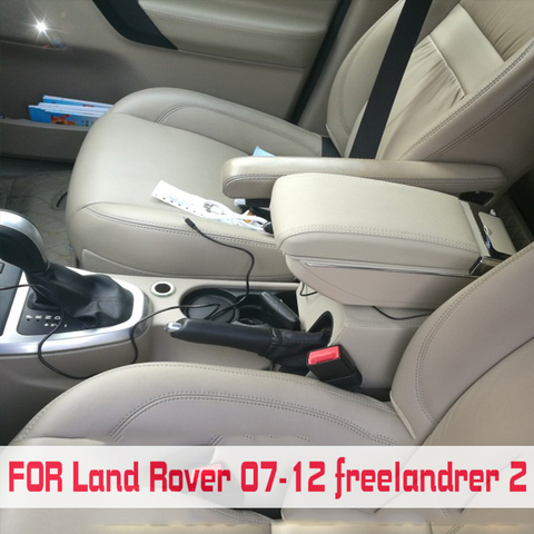 Leather Car Armrest For Land Rover 2007-2012Freelander2 Arm Rest Rotatable saga ► Photo 1/5