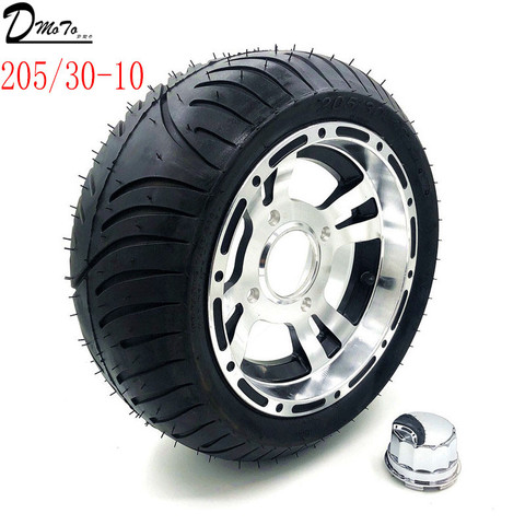 205/30-10 Go Kart Karting Motorcycle Wheel Rim With Tubeless Tire Tyre ► Photo 1/6