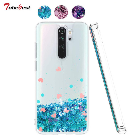 Glitter Liquid Floating Qicksand Case For Xiaomi Redmi Note 10X 9 9S 9A 9C 8 7 7A 6 6A 5 5A 4 4X Pro Plus S2 Silicone Back Cover ► Photo 1/6