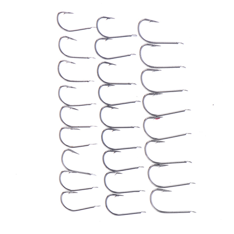 100PCS 1 Box High Carbon Steel Circle Owner Fishing Hooks Freshwater Fishhook hole Strong carp Fish Tackle High Quality ► Photo 1/6