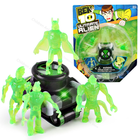 BEN10 Omnitrix Toy Kids Watch Cartoon Children 3D Projector Watch Genuine Anime Figures Model PVC Toys for Boys Birthday Gifts ► Photo 1/6