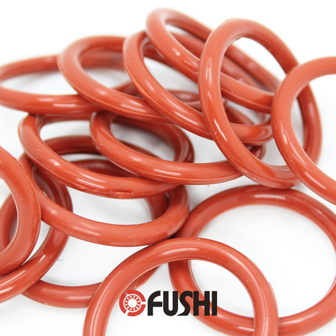 CS4mm Silicone O RING OD 78/80/82/85/87/88/90/92/95/98*4 mm 30PCS O-Ring VMQ Gasket seal Thickness 4mm ORing White Red Rubber ► Photo 1/6
