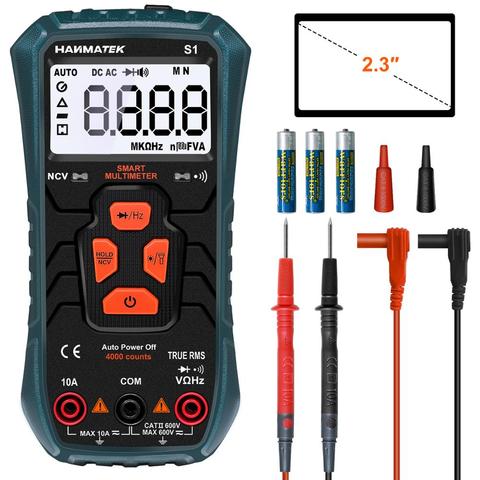 HANMATEK Multimeter S1 Ture-RMS Automatic Ranging Multimeter Automatic Multi Tester Electrical Voltage Ammeter Ohm Tester ► Photo 1/6