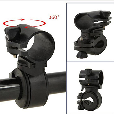 1PC NEW LED Torch Bracket Mount Holder 360 Rotation Cycling Bike Flashlight Sports Accessories Bicycle Lights Mount Holder ► Photo 1/5