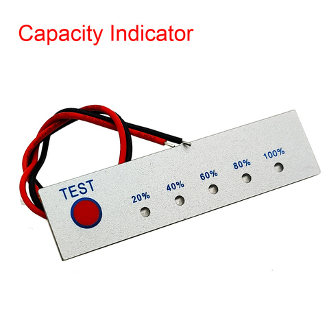 2S/3S/4S BMS Li-ion Battery 18650 Lithium Battery Capacity Indicator Display PCB Module Power Level Tester LCD Charge Discharge ► Photo 1/5