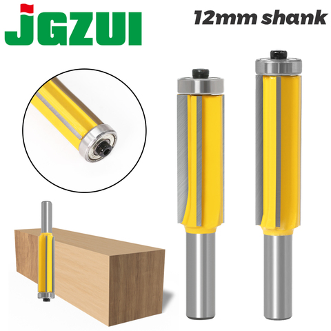 1pc12mm Flush Trim bit Z4 Pattern Router Bit Top & Bottom Bearing Bits Milling Cutter For Wood Woodworking Cutters ► Photo 1/6