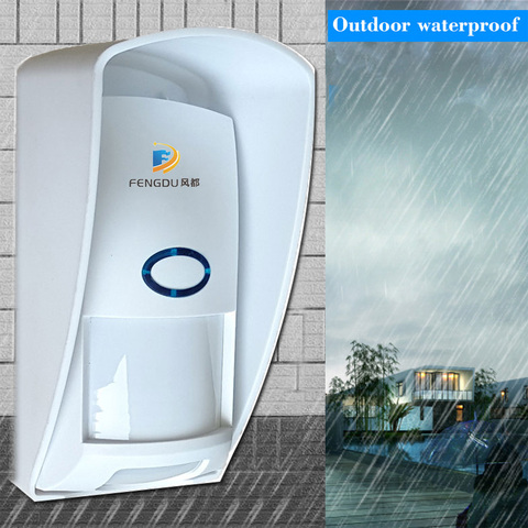 Outdoor Waterproof Wireless Animal Immune Infrared Detector 433MHz Long Working Distance For Home Burglar Wifi /GSM alarm system ► Photo 1/5