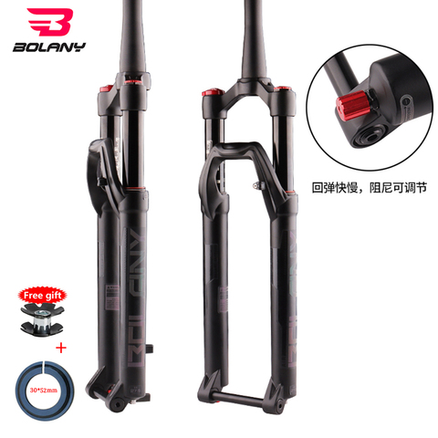 Bolany 27.5 29er Thru Axle Suspension  Fork  32 RL QR Quick Release Tapered Rebound Adjustment Mountain Fork For Bike Accessorie ► Photo 1/6