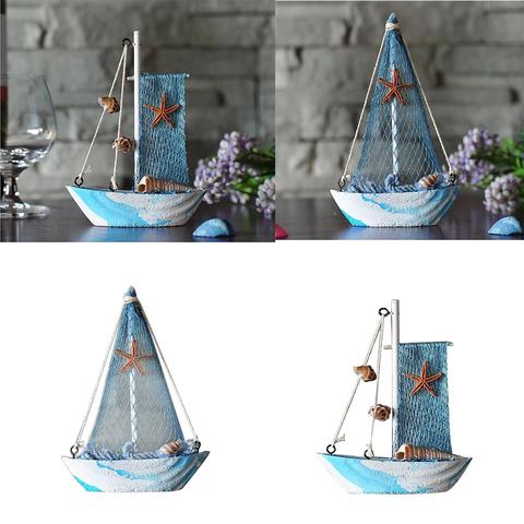 2Pcs Wooden Nautical Lighthouse Anchor Wall Hanging Ornament, Beach Wooden Boat Ship Steering Wheel Wall Decor ► Photo 1/1