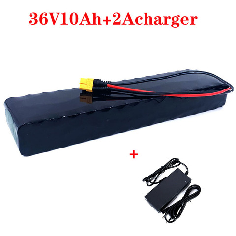 36V 10Ah 10S3P 36V Battery 600W 42V 18650 Battery Pack for Xiaomi M365 Pro Ebike Bicycle Scooter Inside with 20A BMS+2Acharger ► Photo 1/6