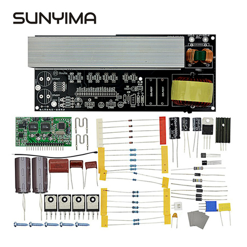 SUNYIMA 2000W Modified Sine Wave to Pure Sine Wave Inverter Inverter Board Diy Kits with Heat Sinks DC380V/AC16V to AC220V ► Photo 1/6