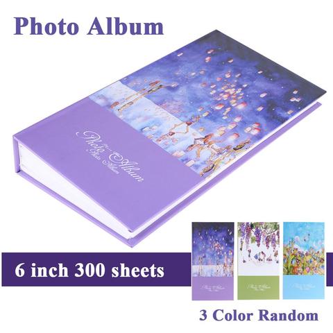 Photo Album 6 inch 300 sheets Family Picture Scrapbook DIY 6Inch Wedding Scrapbook Baby Memory Book for School Graduation ► Photo 1/6