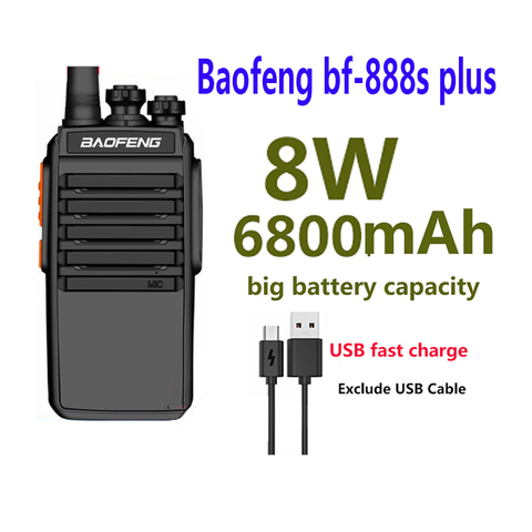 ham radio hf transceiver mini Walkie talkie 8w baofeng  ppt wolkie tokie 400-470MHz scanner radio Communication Two Way Radio ► Photo 1/1