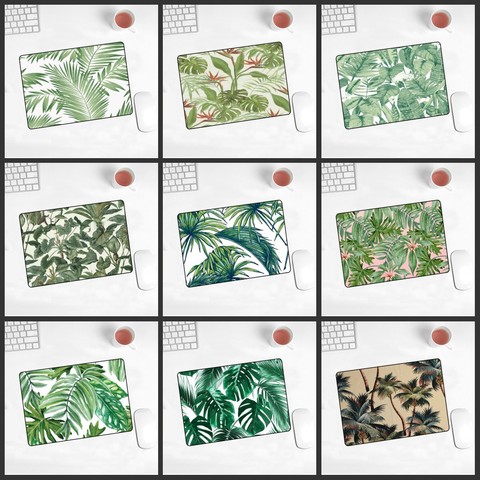 XGZ Promotion Russian Banana Tree Green Leaf Mouse Mat Animation Game Player Computer 220X180X2MM Gaming Pad for Cs Go Dota 40k ► Photo 1/6