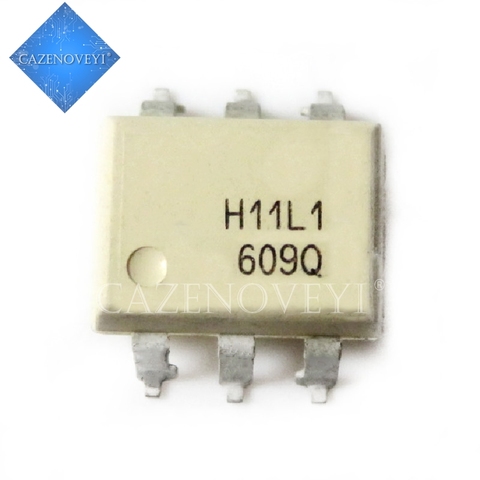 10pcs/lot H11L1 DIP-6 SMD-6  H11L1M Schmitt trigger output at a high speed In Stock ► Photo 1/2