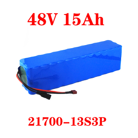 LiitoKala 48V 15AH 21700 13S3P High power 500W Electric Bike Battery E-bike Battery 48V15ah Lithium Battery with 50A BMS ► Photo 1/6