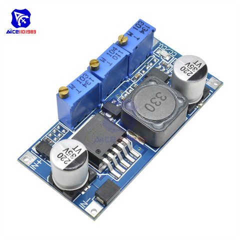 diymore LM2596 DC-DC 7 -35V to 1.25 -30V 3A Adjustable Step Down Buck Converter Power Supply Board LED Driver Module ► Photo 1/6