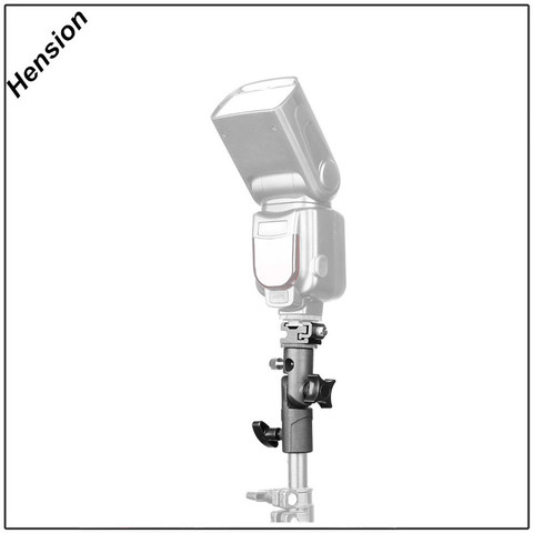 Metal Flash Bracket Universal Hot Shoe Speedlite Umbrella Holder With 1/4