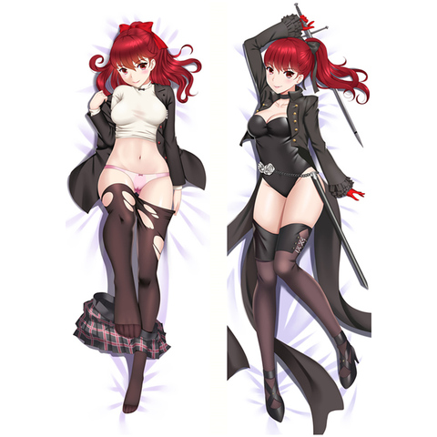 Anime Game Persona 5 Sexy Girl Makoto Niijima Kasumi Yoshizawa hugging Body pillow Case Cover Otaku Body Two-Side Dakimakura ► Photo 1/6