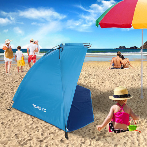 TOMSHOO Outdoor Beach Tent Camping Tent Outdoor Barraca Sports Sunshade Tent for Picnic Beach Park Barraca Anti-mosquito Tents ► Photo 1/6