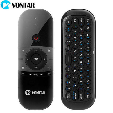 VONTAR Air Mouse Rechargeable English Russian 2.4GHZ Wireless Keyboard Remote Control For Windows Android TV Box PC gamer ► Photo 1/6
