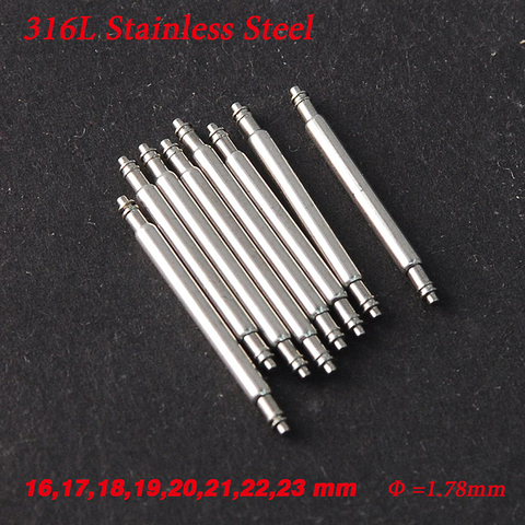 Diameter=1.8mm 16/mm17mm/18mm/19mm/20/21/22/23/24mm  316L Stainless Steel Watch Band Strap Spring Bar Link Pins Remover New ► Photo 1/2