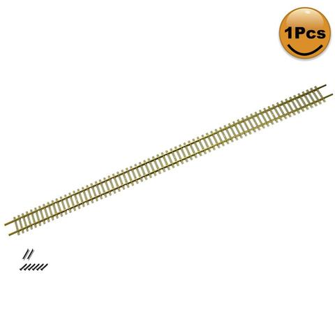 1pc Model Railway HO Scale 1/87 Tracks Flexible Rail 46cm with Rail Joiners Screws HP27HO ► Photo 1/6