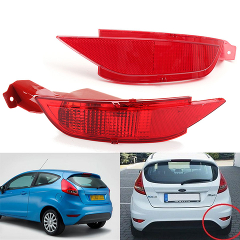 Car Rear Bumper Rear Fog Lamp Reflector Lights Tail Brake Light For Ford/fiesta Mk7 2008 2009 2010 ► Photo 1/6