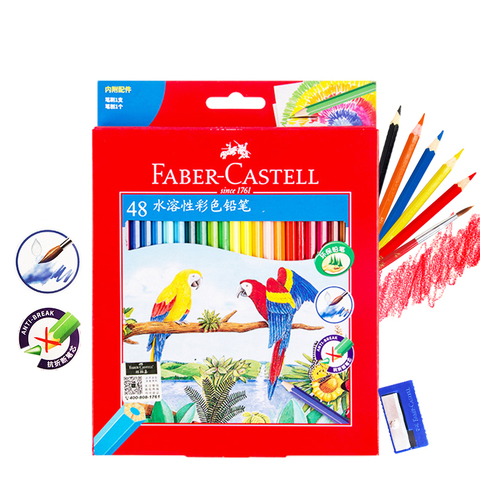 Pencil Faber Castell 36 Colors  Colour Pencil Set Faber Castel - 36/48/72  Color - Aliexpress
