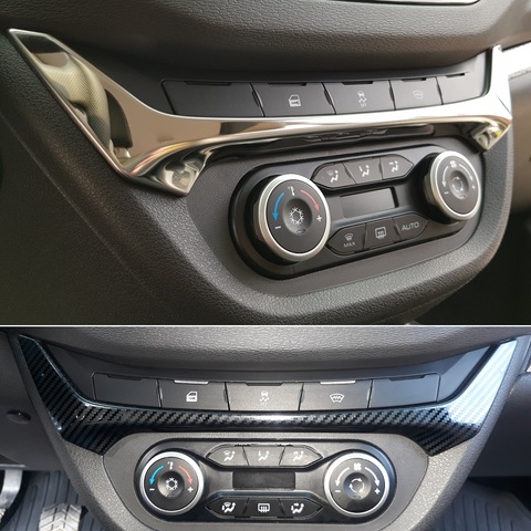 stainless steel interior air AC airconditioner dash panel console decorative molding in Signature style for Lada Vesta sedan SW ► Photo 1/2